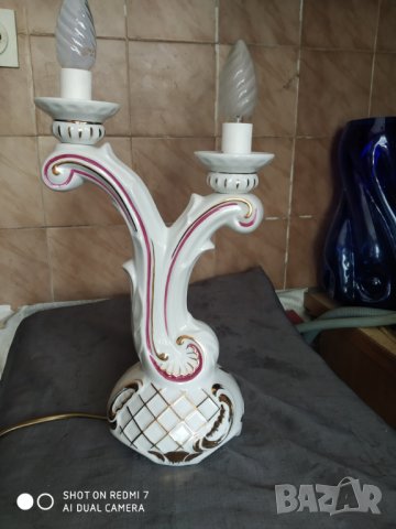 барокова настолна лампа, снимка 5 - Настолни лампи - 33585949