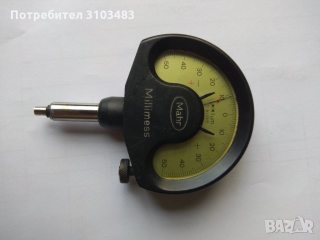 Mitutoyo-Индикаторен часовник No.2046-08/0.01-10mm Made in Japan, снимка 9 - Други машини и части - 33313811