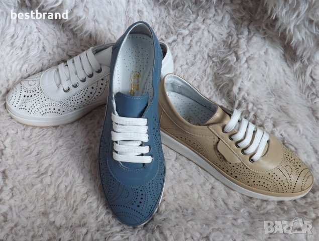 Обувки, естествена кожа, код 770/60, снимка 1