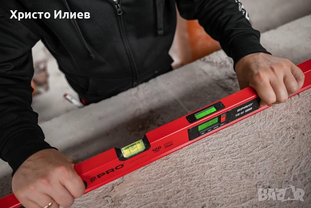 Електронен Цифров нивелир PRO900 60 см с 2 LCD екрана и чанта за носене, снимка 5 - Други инструменти - 52557688