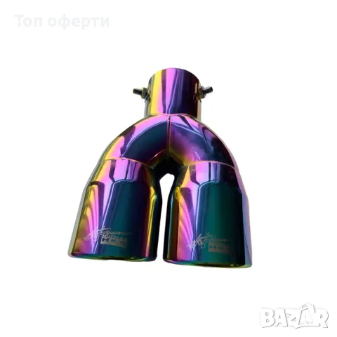 Накрайник ауспух PG110 двоен входа-60мм изхода-2х69мм