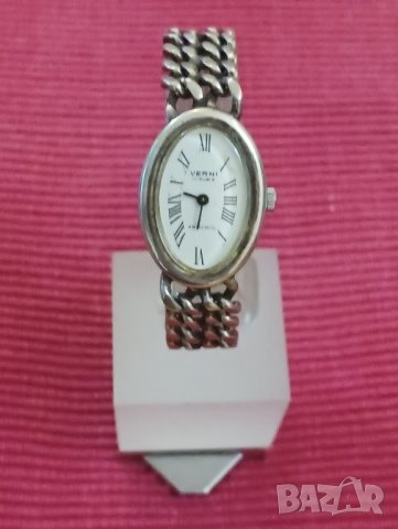 Дамски часовник VERNI, Швейцария, сребро 900 проба. 
