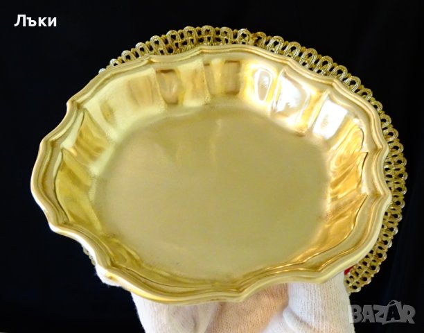 Бронзова салатиера,купа,барок. , снимка 6 - Антикварни и старинни предмети - 40589336