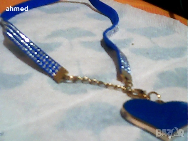 красив комплект кожено колие и гривна, снимка 2 - Колиета, медальони, синджири - 52543866