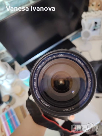 фотоапарат Canon EOS 550D17-55mm f/2.8 IS USM, снимка 7 - Фотоапарати - 51471982