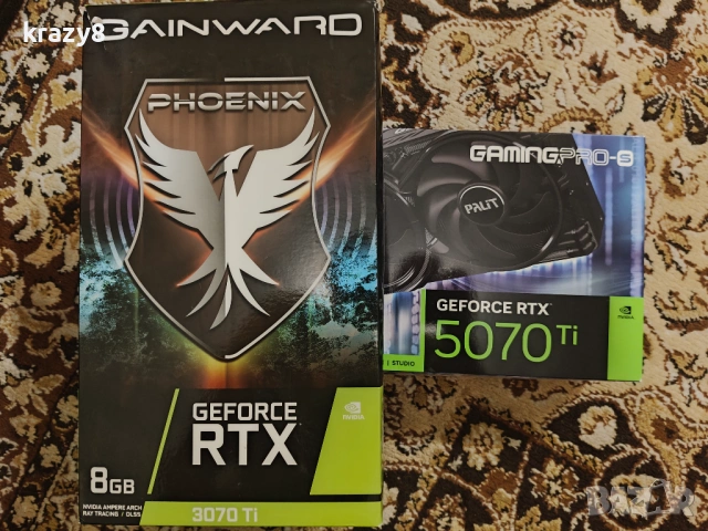Gainward GeForce RTX™ 3070 Ti Phoenix, снимка 6 - Видеокарти - 53487275