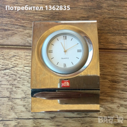 оригинален рекламен метален настолен часовник на THE NORTH FACE от САЩ, снимка 3 - Антикварни и старинни предмети - 51755583