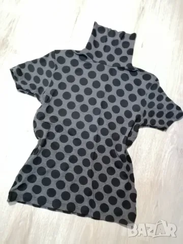 Дамска блузка с поло яка - нова, снимка 2 - Тениски - 48300608