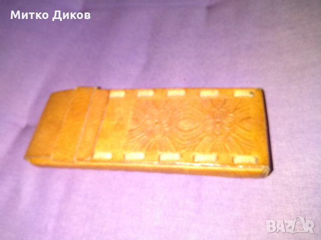 Комплект автоматичен молив и писалка Союз от Соца-СССР-калъвче естествена кожа, снимка 3 - Колекции - 33020752