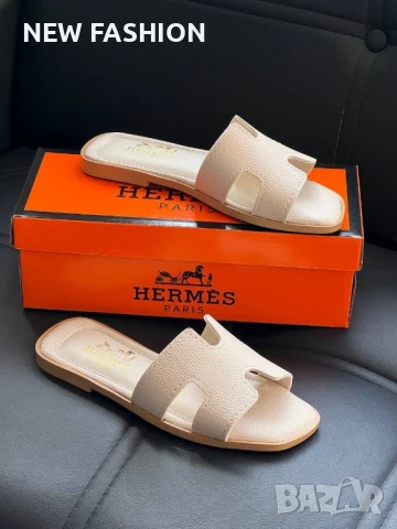 Дамски Чехли ⚡ Hermes , снимка 2 - Чехли - 51298692
