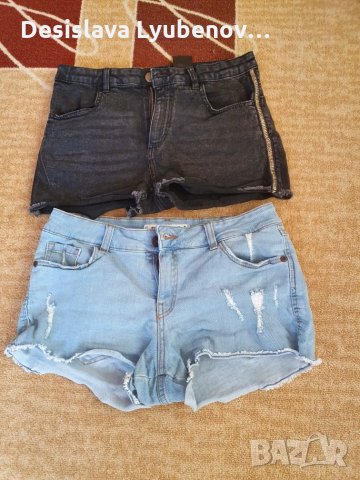 Дънкови къси панталонки-170 см, снимка 1 - Детски къси панталони - 26741679