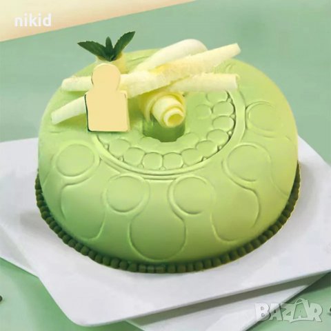 Цвете корона силиконова форма молд тава за направа печене кекс торта желиран сладкиш, снимка 2 - Форми - 25449286