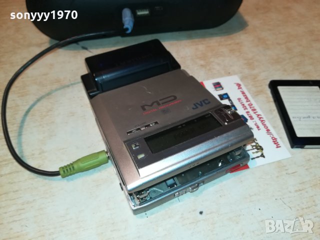 JVC MADE IN JAPAN-MINIDISC RECORDER 2510211611, снимка 3 - Радиокасетофони, транзистори - 34578805