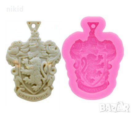висулка Хари Потър harry potter символи силиконов молд форма фондан шоколад смола гипс, снимка 2 - Форми - 32877216
