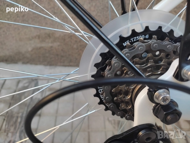 Продавам колела внос от Германия  градски алуминиев велосипед SPORTEC 26 цола с кошница, снимка 14 - Велосипеди - 52819296