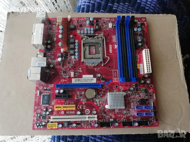 Дънна платка MSI Fujitsu Esprimo P2760 (MS-7634) Socket LGA1156, снимка 7 - Дънни платки - 48090564