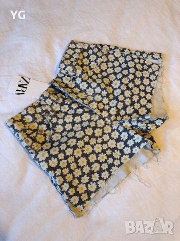 Къси дънкови панталони Зара/Zara, снимка 1 - Къси панталони и бермуди - 44086498