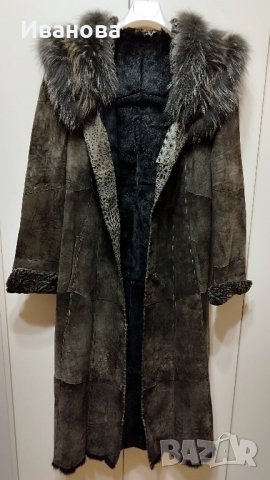 Дизайнерски Италиански Кожух, снимка 8 - Палта, манта - 43252373