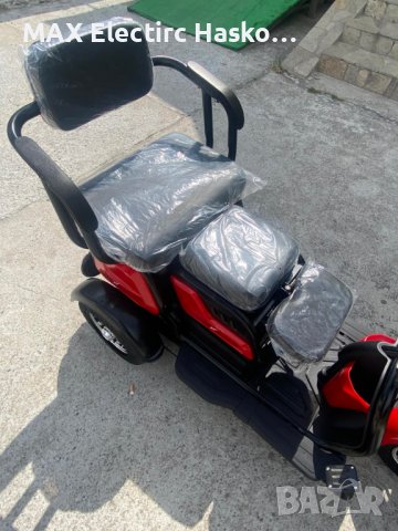 Електрическа триместна триколка MaxMotors X1 1500W Red, снимка 9 - Мотоциклети и мототехника - 36949741