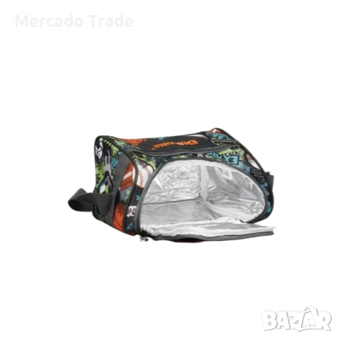 Комплект раница и чанта за храна Mercado Trade, За ученици, За момче, Цветен, снимка 4 - Раници - 51487281
