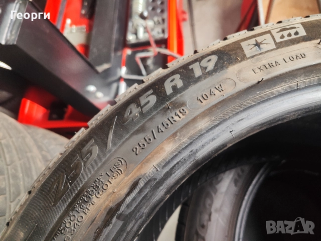 2бр.зимни гуми 255/45/19 Michelin, снимка 4 - Гуми и джанти - 52745488