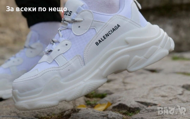 Balenciaga TripleS Дамски Маратонки С Кутия👟Дамски Спортни Обувки Цвят- Бяло Код S110