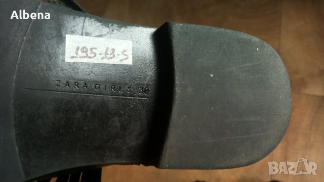 ZARA Kids Leather Shoes Размер EUR 30 детски боти естествена кожа 195-13-S, снимка 17 - Детски боти и ботуши - 43093511