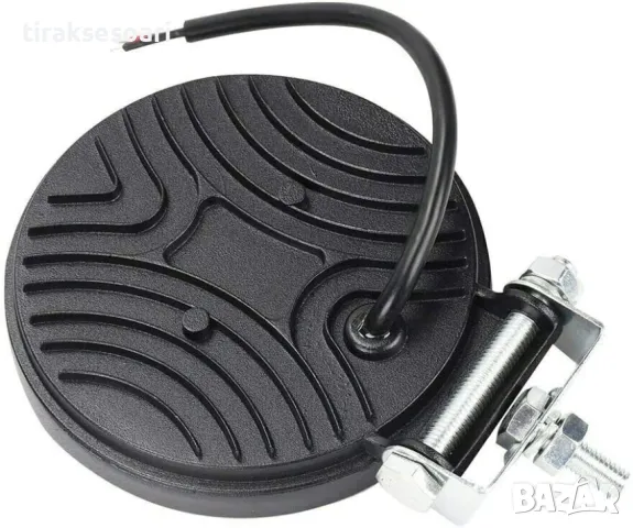 ТОП ОБЯВА Стойка за номер Ролбар с халогени фарове в комплект 2 броя, снимка 2 - Аксесоари и консумативи - 49624321