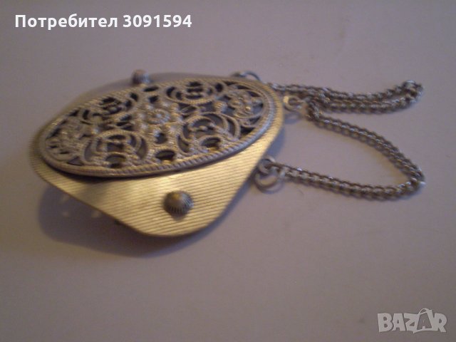 Старинна   брошка  със сребърно покритие, снимка 6 - Антикварни и старинни предмети - 34922738