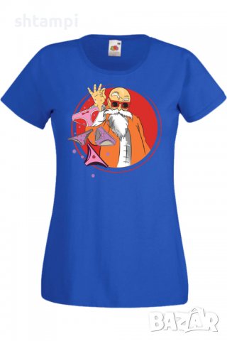 Дамска тениска Dragon Ball Z Master Roshi 03,Анимация,игра,Празник,Повод., снимка 4 - Тениски - 37945803