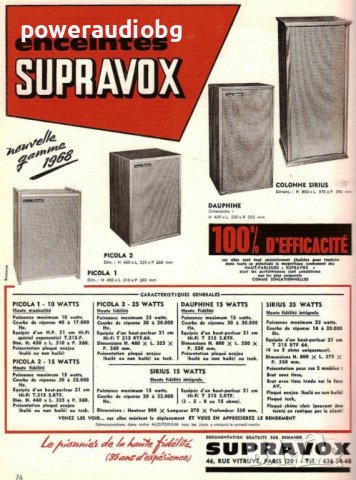 Vintage AlNiCo, Алнико Говорители Supravox RTF 64 - 2бр, снимка 15 - Тонколони - 40394381