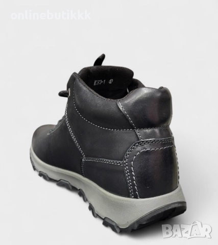 Мъжки топло боти от естествена кожа , снимка 2 - Мъжки боти - 52240335