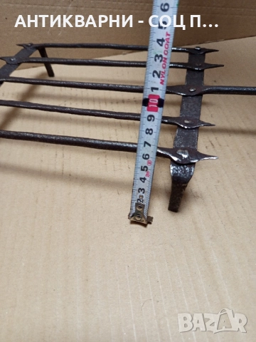Стара Ръчно Кована Скара За Барбекю., снимка 10 - Антикварни и старинни предмети - 51645302