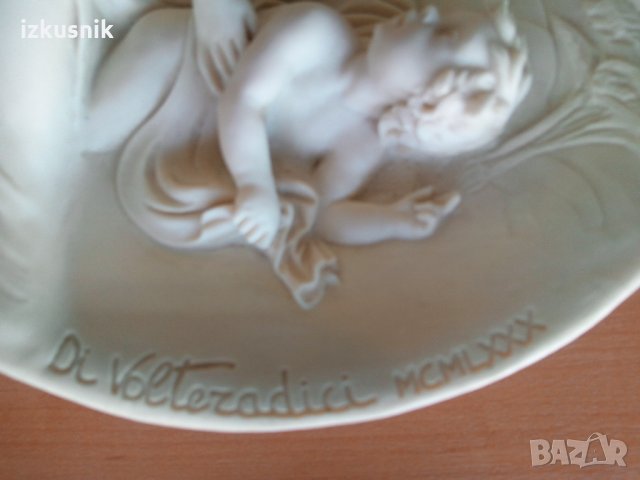 Пластика от алабастър на Ado Santini, със сертификат, снимка 7 - Пана - 27516490