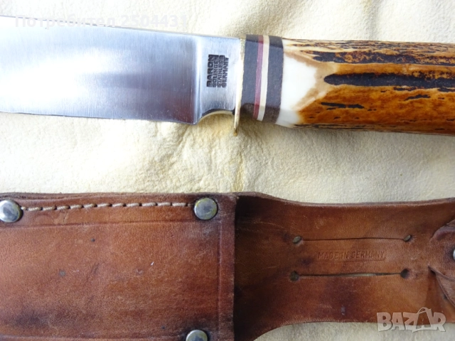 ловджийски нож солинген, снимка 3 - Антикварни и старинни предмети - 52945277
