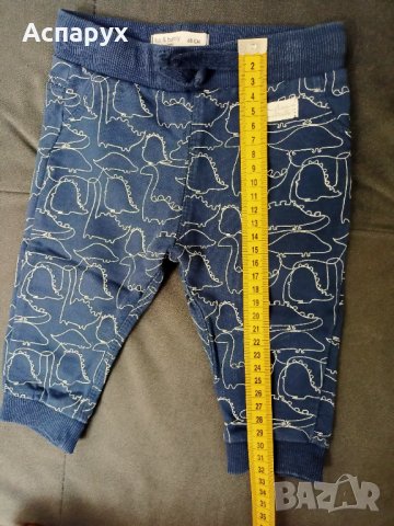 Бебешко памучно долнище с връзки. Марка fox&bunny 3-6 месеца, снимка 4 - Панталони и долнища за бебе - 43244082