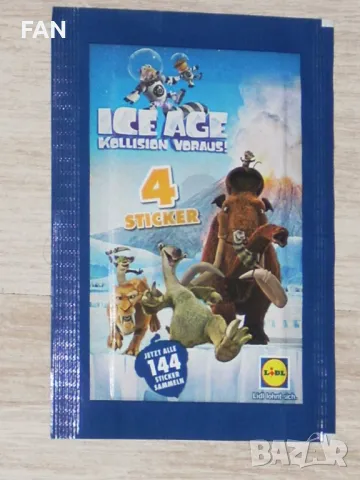 Оригинални пакети със стикери от филма Ледена епоха 5: Големият сблъсък с 4 броя, снимка 2 - Други игри - 50241096