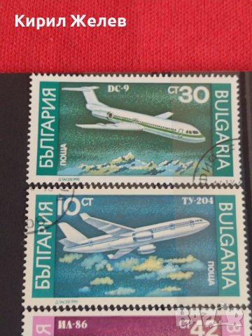 Пощенски марки  смесени серий КОСМОС,САМОЛЕТИ поща България от соца за колекция 29292, снимка 8 - Филателия - 37711885