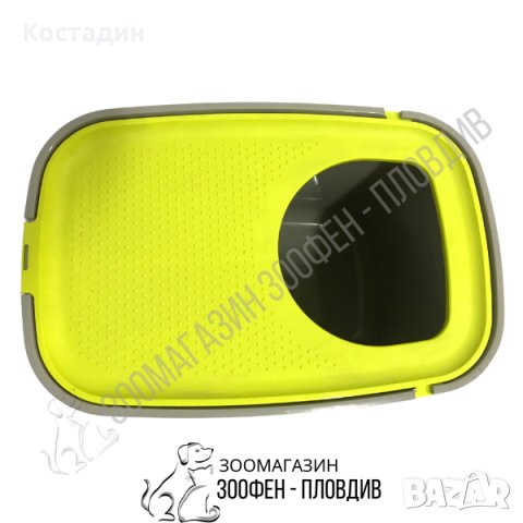 Moderna TopCat - Пластмасова Котешка Тоалетна с Поставка - 59/39/38см, снимка 4 - За котки - 32472444