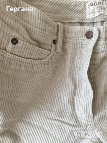 Бели кадифени джинси, снимка 5 - Дънки - 37820854