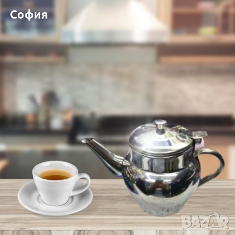 Чайник от неръждаема стомана, 1L, снимка 4 - Аксесоари за кухня - 44029551