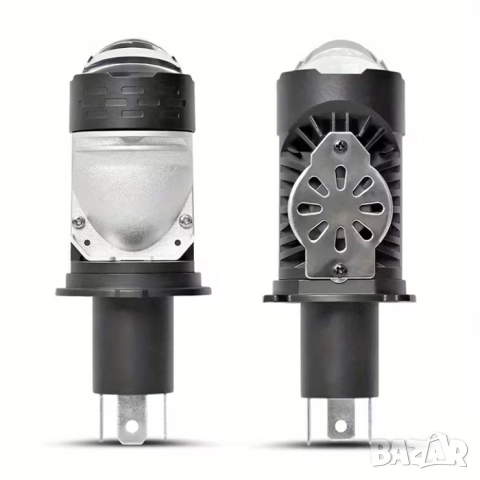 LED крушки с лупа H4, снимка 2 - Аксесоари и консумативи - 52818650