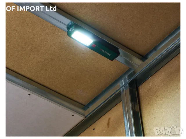 Работна Акумулаторна LED Лампа PARKSIDE PASL 4000 B3, снимка 11 - Лед осветление - 49266925