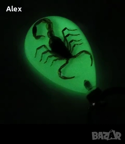 Ключодържател черен скорпион , снимка 3 - Арт сувенири - 53567276