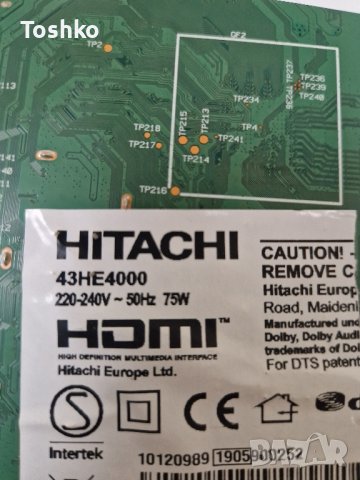 TCON BOARD 6870C-0532A TV HITACHI 43HE4000, снимка 5 - Части и Платки - 43090444