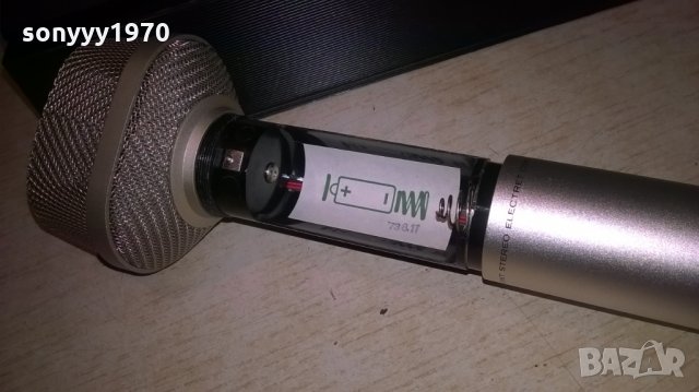 sony tokyo-made in japan-stereo microphone-внос франция, снимка 17 - Микрофони - 26684214