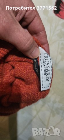 Луксозен мъжки пуловер Trussardi S, снимка 6 - Пуловери - 43226107