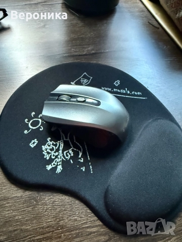 Безжична мишка Gembird MUSW-4B-04-BG, 1600 dpi, Черен/Сив, снимка 4 - Клавиатури и мишки - 52919519