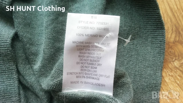 MARIO CONTI BERTO 100% Merino Wool размер L / XL блуза 100% Мерино Вълна - 1280, снимка 11 - Пуловери - 51133147