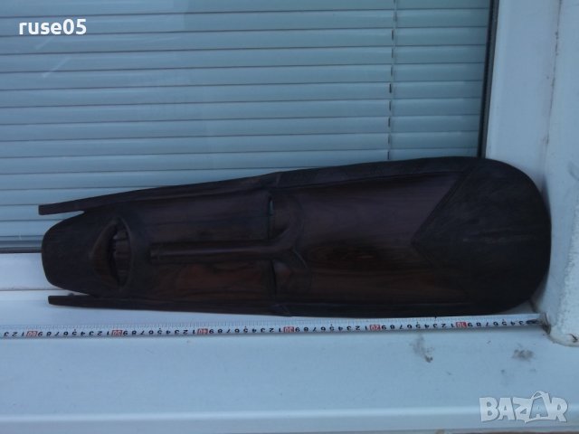 Маска африканска дървена, снимка 6 - Други ценни предмети - 38485670